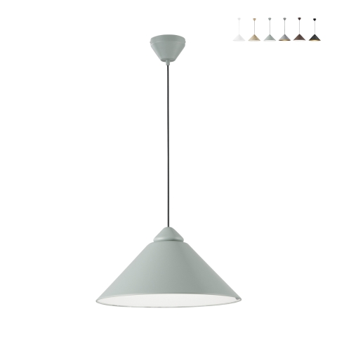 Lampadario a sospensione moderno in metallo con diffusore a cono BigBang Promozione