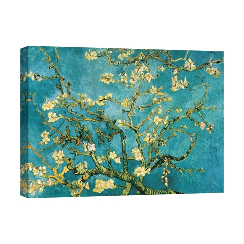 Stampa su tela quadro impressionismo Mandorlo in fiore Vincent van Gogh Promozione