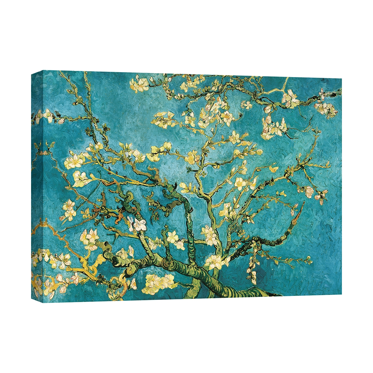 Stampa su tela quadro impressionismo Mandorlo in fiore Vincent van Gogh Promozione