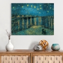 Quadro impressionista stampa su tela La Notte Stellata Vincent van Gogh Vendita