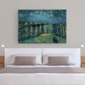 Quadro impressionista stampa su tela La Notte Stellata Vincent van Gogh Saldi