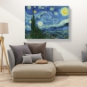 Quadro impressionista stampa su tela Notte stellata Vincent van Gogh Saldi