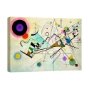 Stampa su tela quadro astratto contemporaneo Composition VIII Kandinsky Promozione