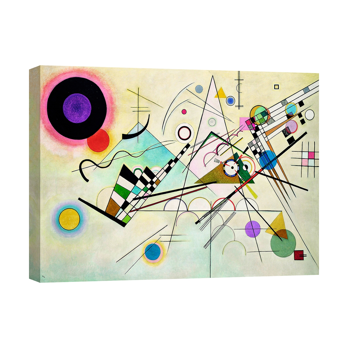 Stampa su tela quadro astratto contemporaneo Composition VIII Kandinsky Promozione Stampa su tela quadro astratto contemporaneo Composition VIII Kandinsky Promozione