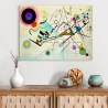 Stampa su tela quadro astratto contemporaneo Composition VIII Kandinsky Vendita