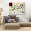 Stampa su tela quadro astratto contemporaneo Composition VIII Kandinsky Saldi