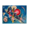 Quadro astratto moderno stampa su tela canvas Kandinsky Im Blau Offerta