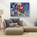 Quadro astratto moderno stampa su tela canvas Kandinsky Im Blau Saldi