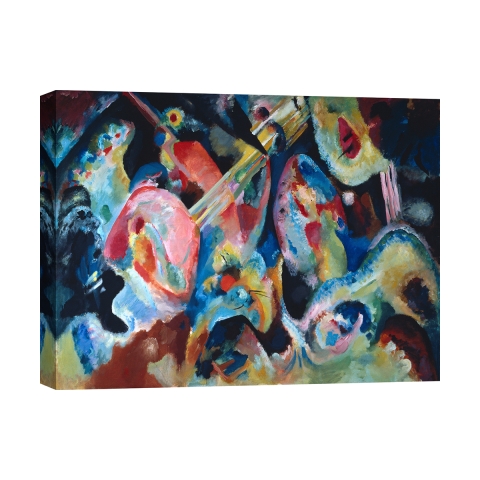 Quadro astratto su tela Improvisation The Deluge Wassily Kandinsky Promozione