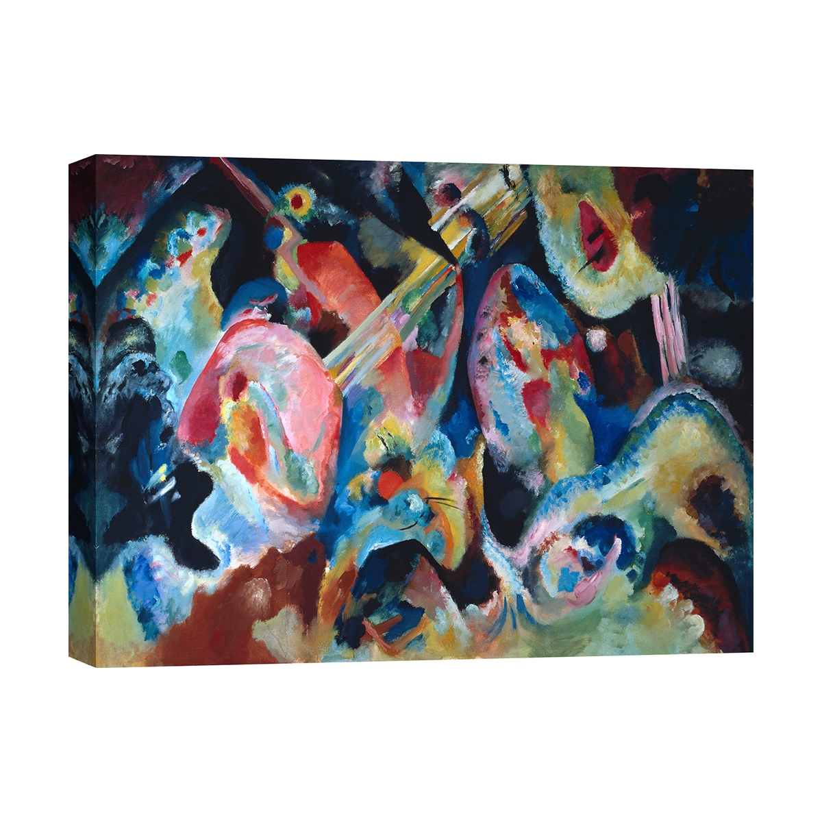Quadro astratto su tela Improvisation The Deluge Wassily Kandinsky Promozione Quadro astratto su tela Improvisation The Deluge Wassily Kandinsky Promozione