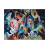 Quadro astratto su tela Improvisation The Deluge Wassily Kandinsky Offerta