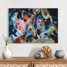 Quadro astratto su tela Improvisation The Deluge Wassily Kandinsky Vendita