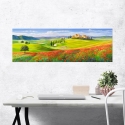 Quadro paesaggio collinare Verso il borgo in Toscana Adriano Galasso Vendita