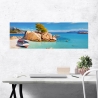 Quadro stampa su tela paesaggio marino Cala Smeraldo Adriano Galasso Vendita