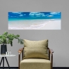 Quadro fotografico a colori su tela Tropical beach in Cayo Largo Cuba Saldi