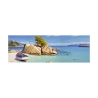 Quadro stampa su tela paesaggio marino Cala Smeraldo Adriano Galasso Offerta