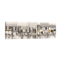 Quadro moderno astratto su tela Manhattan & Brooklyn Bridge Luigi Florio Promozione