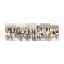 Quadro moderno astratto su tela Manhattan & Brooklyn Bridge Luigi Florio Offerta