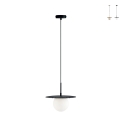 Lampadario a sospensione soggiorno diffusore in vetro 45cm Chaplin L1 Promozione