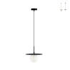 Lampadario a sospensione soggiorno diffusore in vetro 45cm Chaplin L1 Promozione