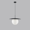 Lampadario a sospensione soggiorno diffusore in vetro 45cm Chaplin L1 Offerta