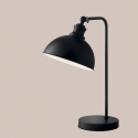 Lampada da tavolo design vintage in metallo nero Charleston LT Offerta
