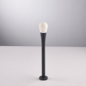 Paletto lampione per esterno giardino h34cm IP65 Drop Promozione