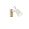 Eda AP applique in legno e metallo bianco luce orientabile stile scandinavo Offerta