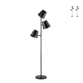 Colt LP3 piantana in metallo a tre luci orientabile stile industriale Promozione