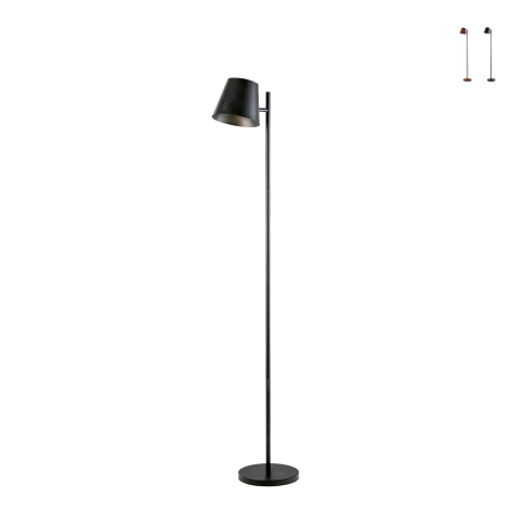 Lampada da terra piantana in metallo stile vintage industriale Colt LP Promozione
