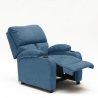 Poltrona relax reclinabile poggiapiedi portaoggetti Laura Light Catalogo