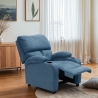Poltrona relax reclinabile poggiapiedi portaoggetti Laura Light Saldi