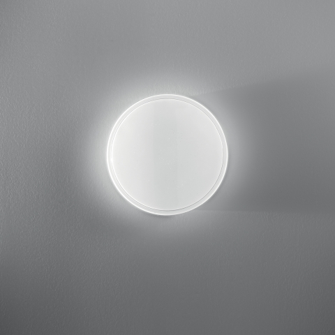 Plafoniera smart LED dimmerabile Wi-Fi bianca 40 cm Ego Promozione