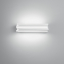 Applique in gesso con diffusore in vetro satinato 37 cm Flow Promozione