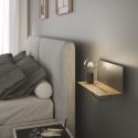 Applique in metallo stile minimal con presa USB e luce regolabile Flash Vendita