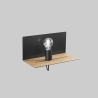 Applique in metallo stile minimal con presa USB e luce regolabile Flash Offerta