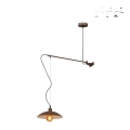 Applique in metallo con luce sospesa stile industriale Eldorado Promozione