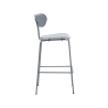 Set 2 sgabelli in metallo e polipropilene dal design moderno Jovai Saldi