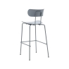 Set 2 sgabelli in metallo e polipropilene dal design moderno Jovai Sconti