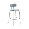 Set 2 sgabelli in metallo e polipropilene dal design moderno Jovai Stock