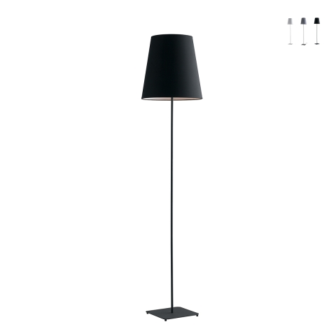 Piantana in metallo con paralume in tessuto 155 cm Elvis Promozione