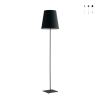 Piantana in metallo con paralume in tessuto 155 cm Elvis Promozione