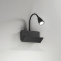 Gpplique da parete in metallo con luce flessibile e presa USB Gulp Offerta