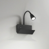 Gpplique da parete in metallo con luce flessibile e presa USB Gulp Offerta