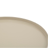 Tavolino da caffè rotondo di design beige Vaskh Saldi