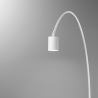 Piantana ad arco in metallo stile minimal punto luce orientabile Maison Vendita