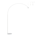 Piantana ad arco in metallo stile minimal punto luce orientabile Maison Promozione