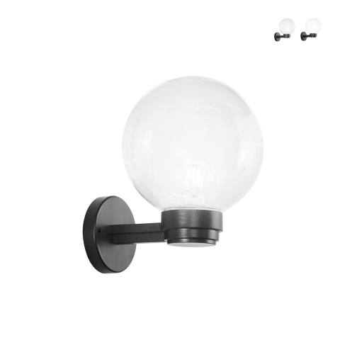 Lampada applique classica da esterno giardino a sfera Polly Promozione