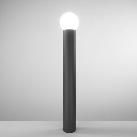 Paletto lampione h100cm da giardino con diffusore luce a sfera Skittle Promozione