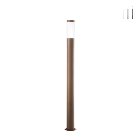 Lampione paletto da esterno giardino in acciaio h110cm IP44 Tokyo Promozione